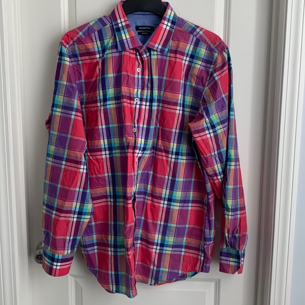Mens Bugatchi dress shirt